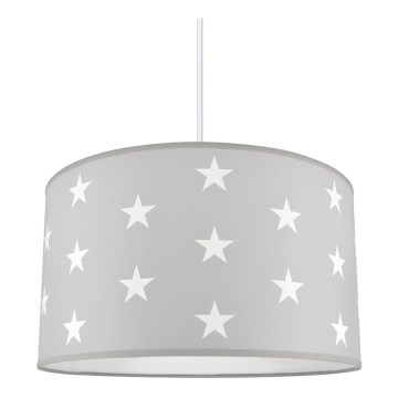 Dečiji luster STARS GREY 1xE27/60W/230V