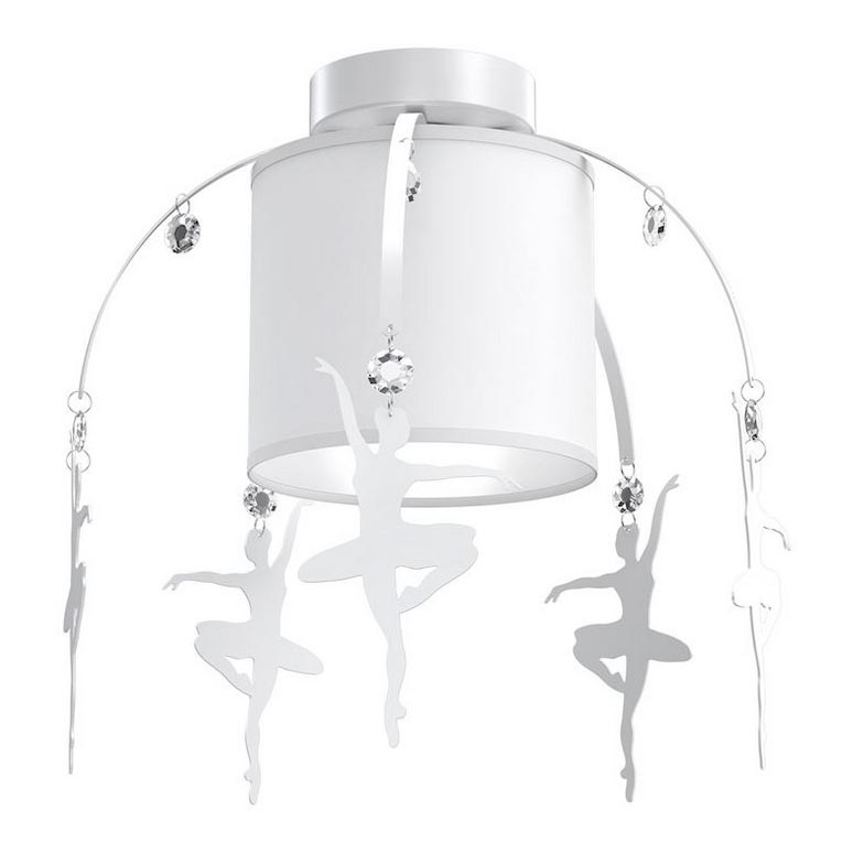 Dečiji nadgradni luster BALLET 1xE27/60W/230V
