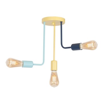 Dečiji nadgradni luster CANDELA 3xE27/60W/230V
