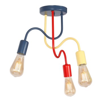 Dečiji nadgradni luster DOW 3xE27/60W/230V