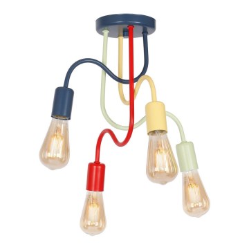 Dečiji nadgradni luster DOW 4xE27/60W/230V