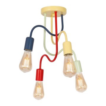 Dečiji nadgradni luster DOW 4xE27/60W/230V