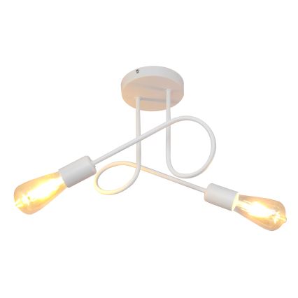 Dečiji nadgradni luster OXFORD 2xE27/15W/230V bela