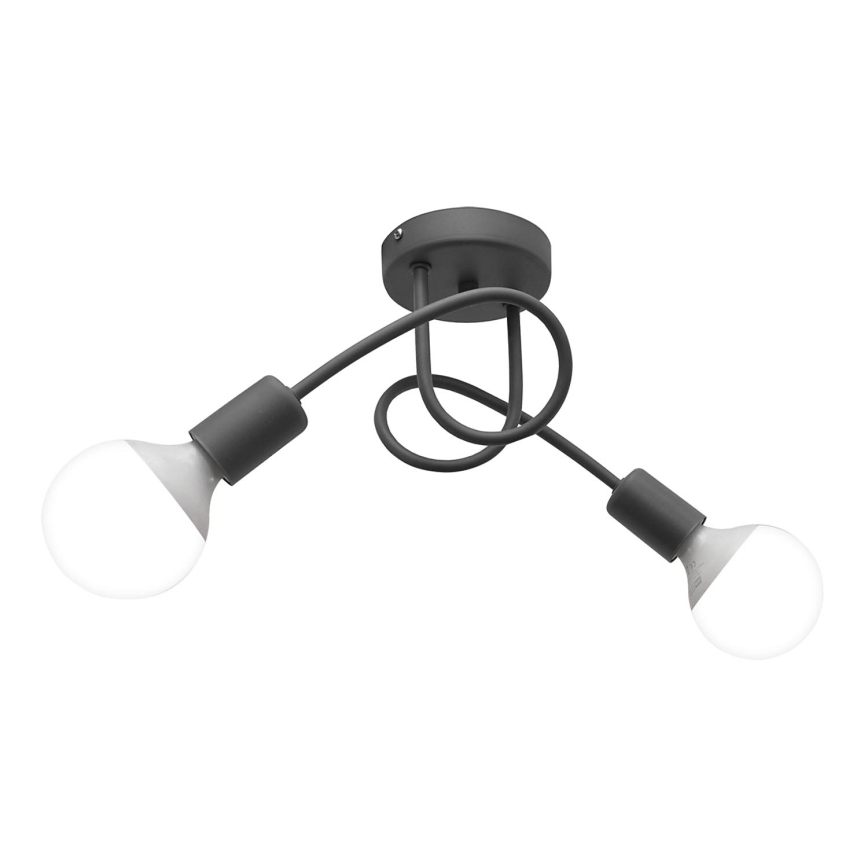 Dečiji nadgradni luster OXFORD 2xE27/15W/230V sivo