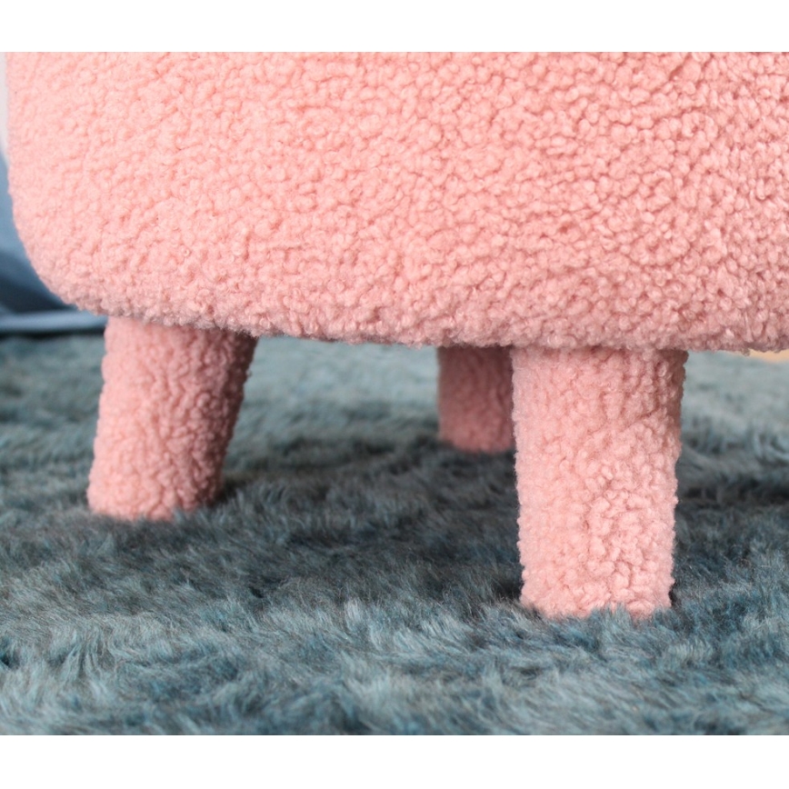 Dečja fotelja PIXI, prečnik 46 cm, ružičasta