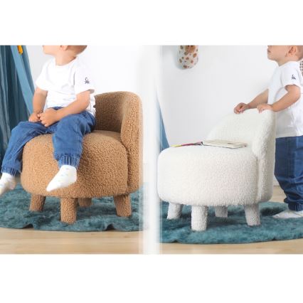 Dečja fotelja PIXI, prečnik 46 cm, ružičasta