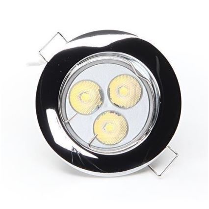 Deko-Light 120018 - Ugradbena lampa RUND 1xGU5,3-MR16/35W/12V sjajni krom