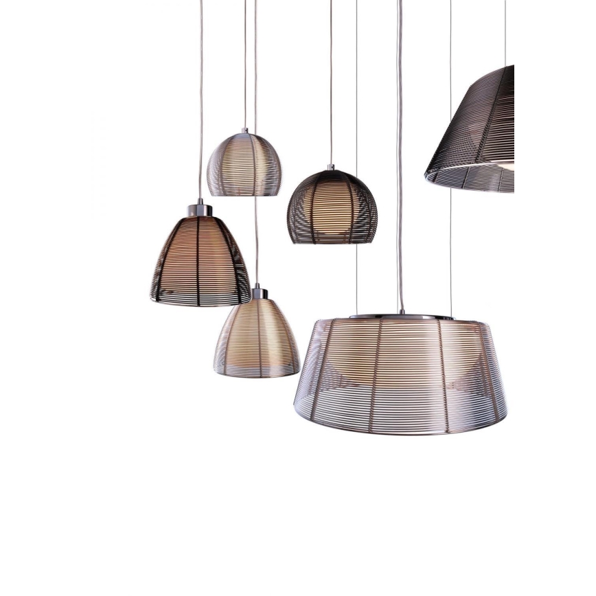 Deko-Light 342025 - Luster na sajli FILO 1xE27/60W/230V pr. 19 cm srebrno