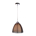 Deko-Light 342026 - Luster na sajli FILO 1xE27/60W/230V pr. 19 cm crno