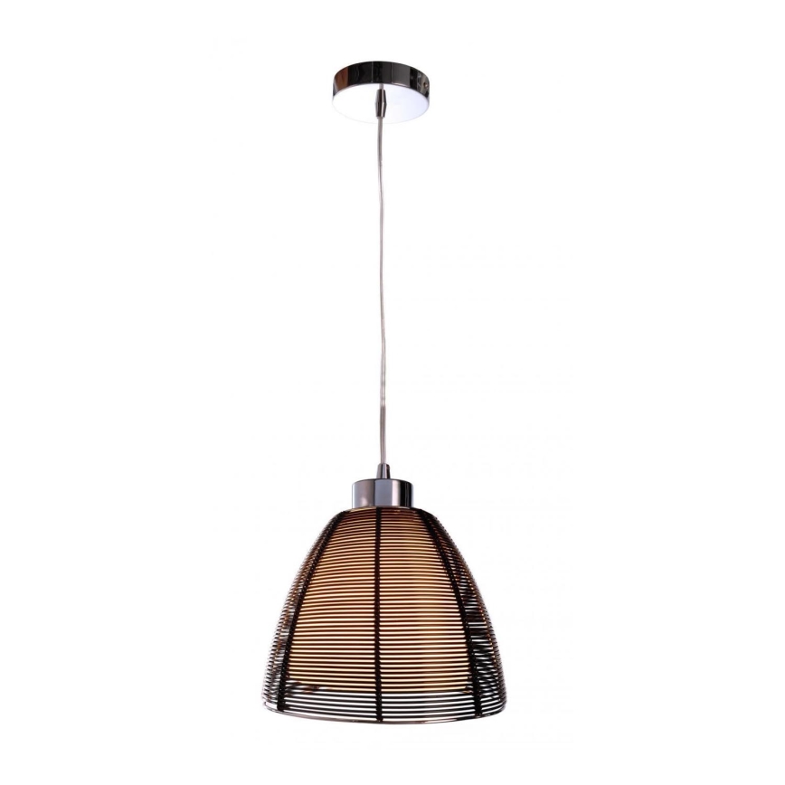 Deko-Light 342026 - Luster na sajli FILO 1xE27/60W/230V pr. 19 cm crno