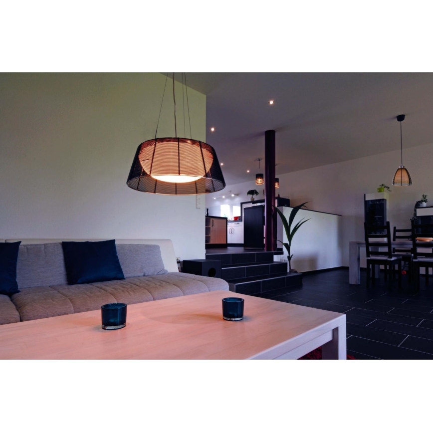 Deko-Light 342031 - Luster na sajli FILO 3xE27/60W/230V pr. 39 cm srebrno