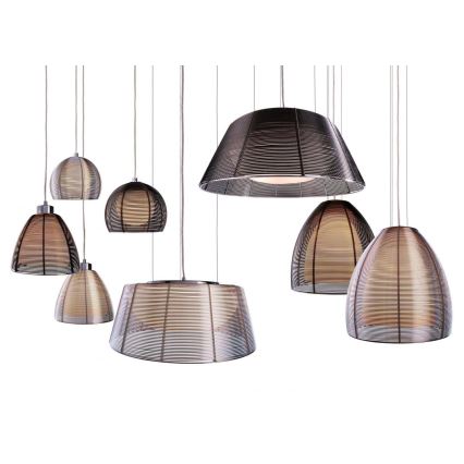 Deko-Light 342031 - Luster na sajli FILO 3xE27/60W/230V pr. 39 cm srebrno