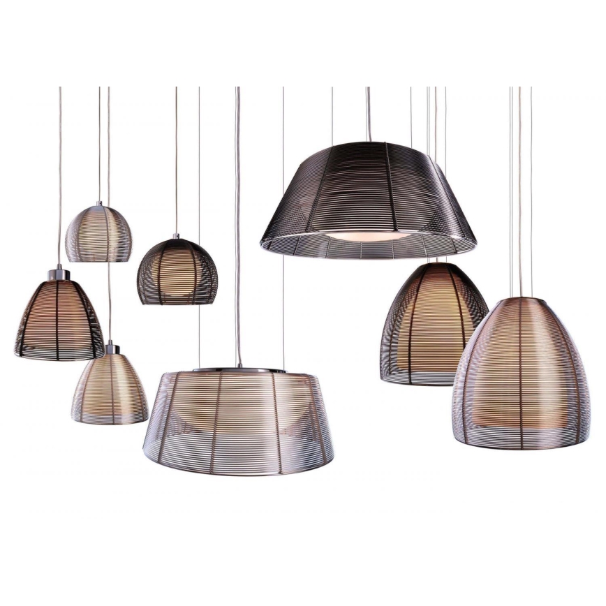 Deko-Light 342031 - Luster na sajli FILO 3xE27/60W/230V pr. 39 cm srebrno