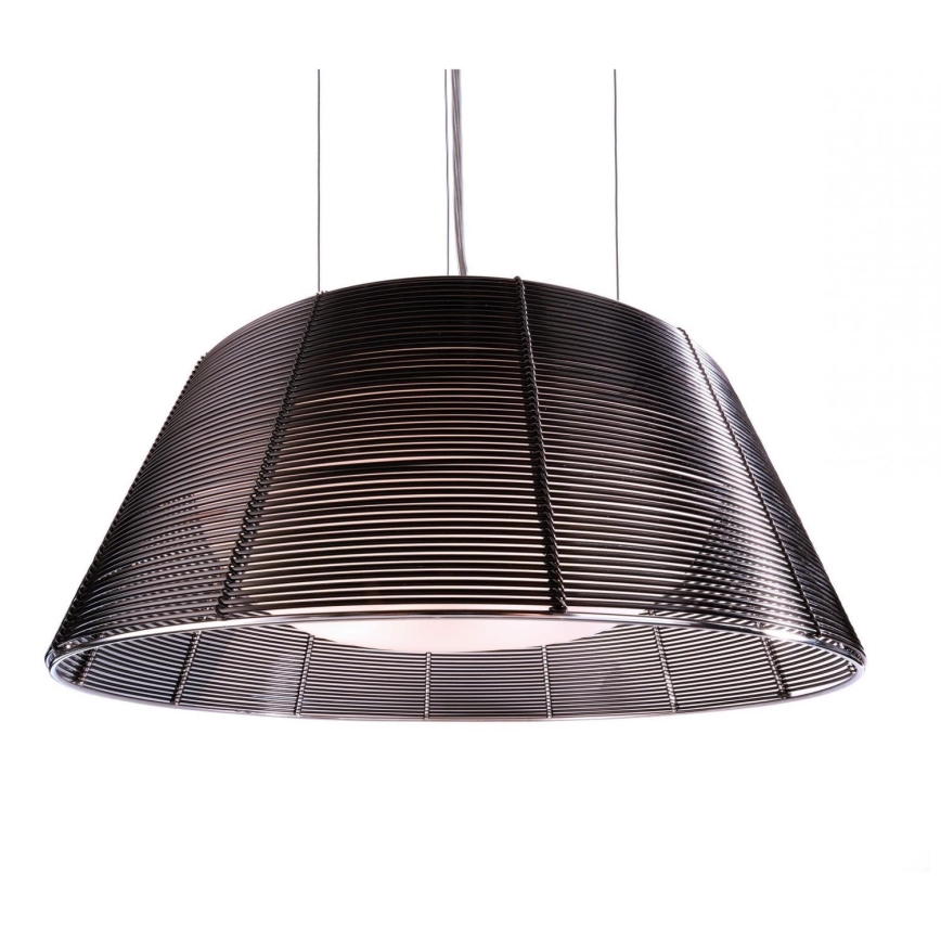 Deko-Light 342032 - Luster na sajli FILO 3xE27/60W/230V Ø 39 cm crna