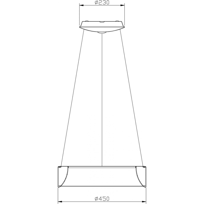Deko-Light 342122 - LED Prigušivi luster na sajli SCULPTORIS LED/27W/230V 3000K pr. 45 cm