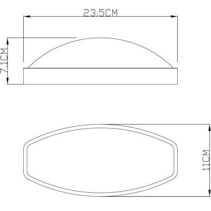 Deko-Light 731092 - LED Spoljna zidna lampa ERIDANI LED/13W/230V IP44 antracit