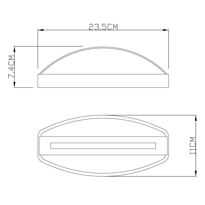 Deko-Light 731093 - LED Spoljna zidna lampa ERIDANI LED/13W/230V IP44 antracit