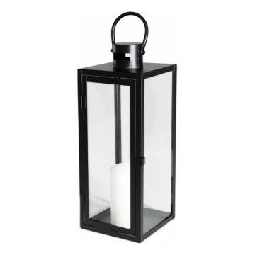 Dekorativni fenjer 49 cm crne boje