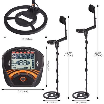 Detektor metala 18V 2x6LR61