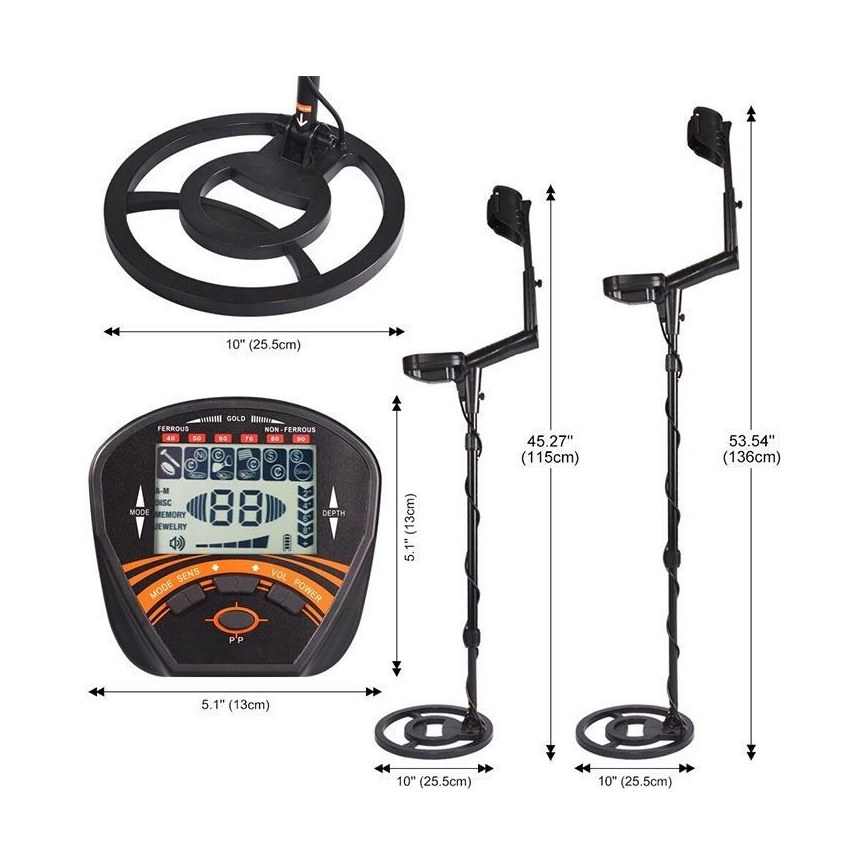 Detektor metala 18V 2x6LR61