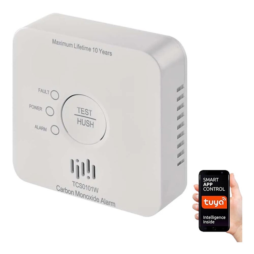 Detektor ugljen monoksida GoSmart 2xAA Wi-Fi Tuya