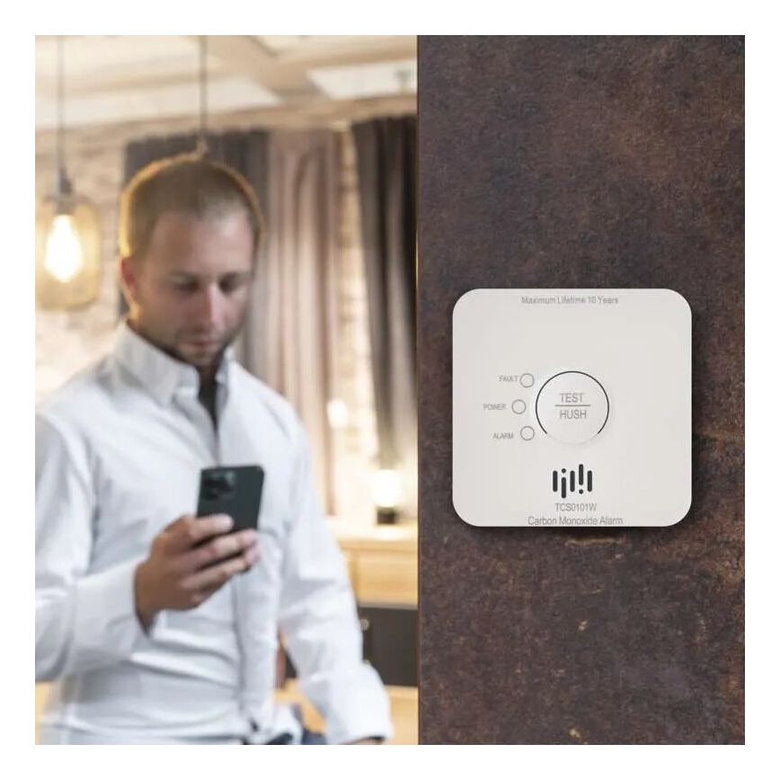 Detektor ugljen monoksida GoSmart 2xAA Wi-Fi Tuya