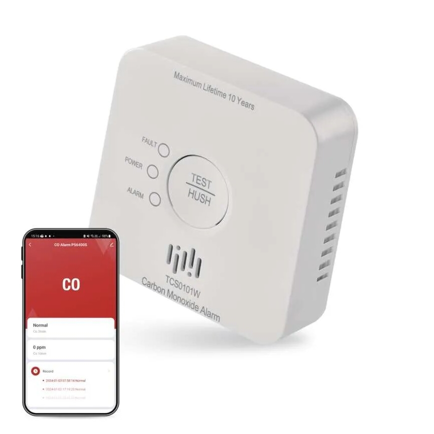 Detektor ugljen monoksida GoSmart 2xAA Wi-Fi Tuya