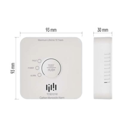 Detektor ugljen monoksida GoSmart 2xAA Wi-Fi Tuya