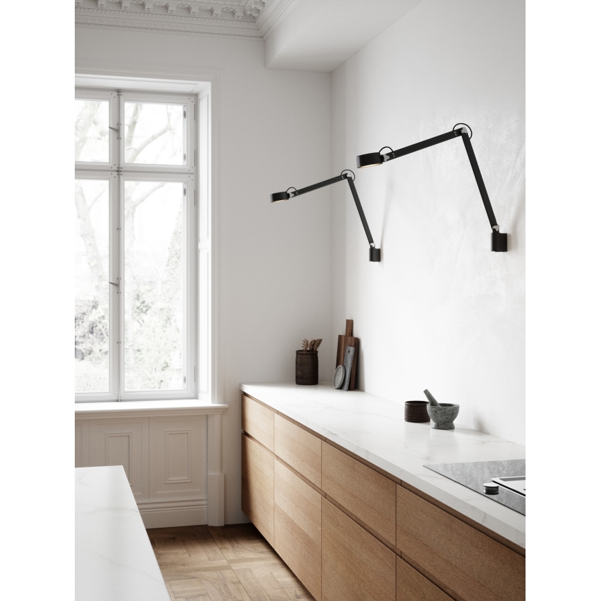 DFTP by Nordlux - LED Prigušiva stona lampa na dodir 3v1 NOBU LED/9W/230V crno