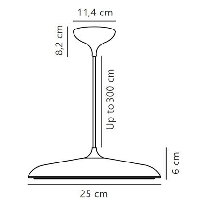 DFTP by Nordlux - LED Prigušivi luster na sajli ARTIST LED/14W/230V pr. 25 cm bakrena