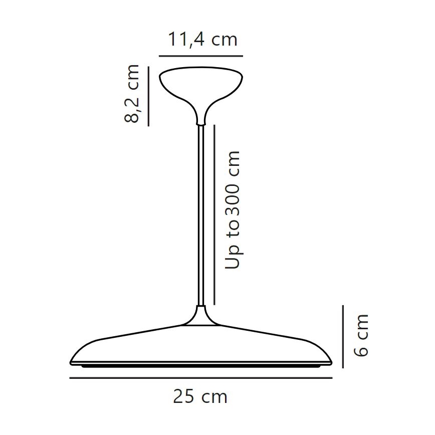 DFTP by Nordlux - LED Prigušivi luster na sajli ARTIST LED/14W/230V pr. 25 cm bež