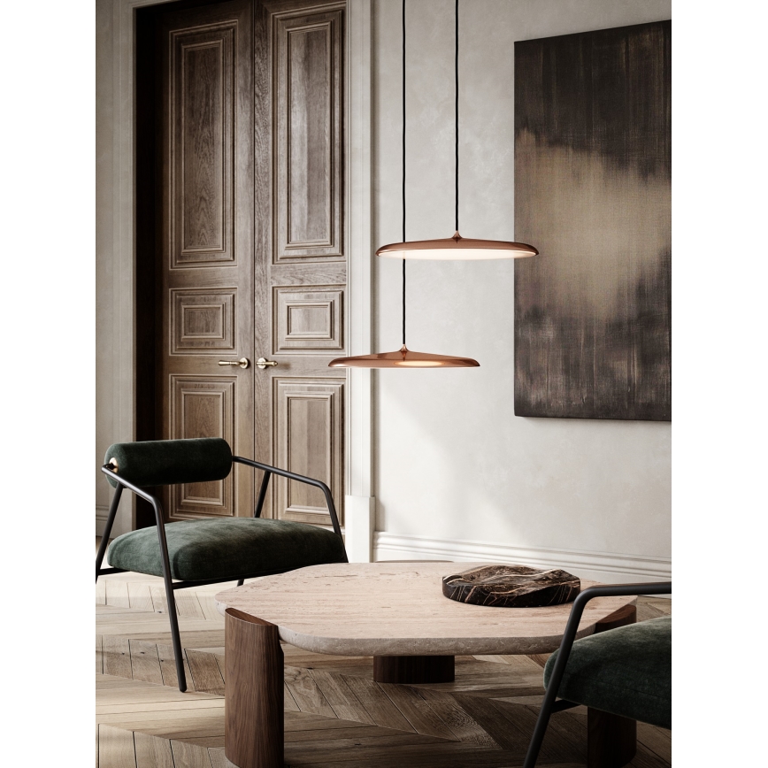DFTP by Nordlux - LED Prigušivi luster na sajli ARTIST LED/24W/230V pr. 40 cm bakrena