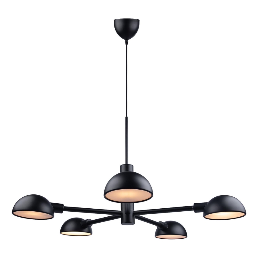 DFTP by Nordlux - Luster na sajli NOMI 5xE14/8W/230V crno