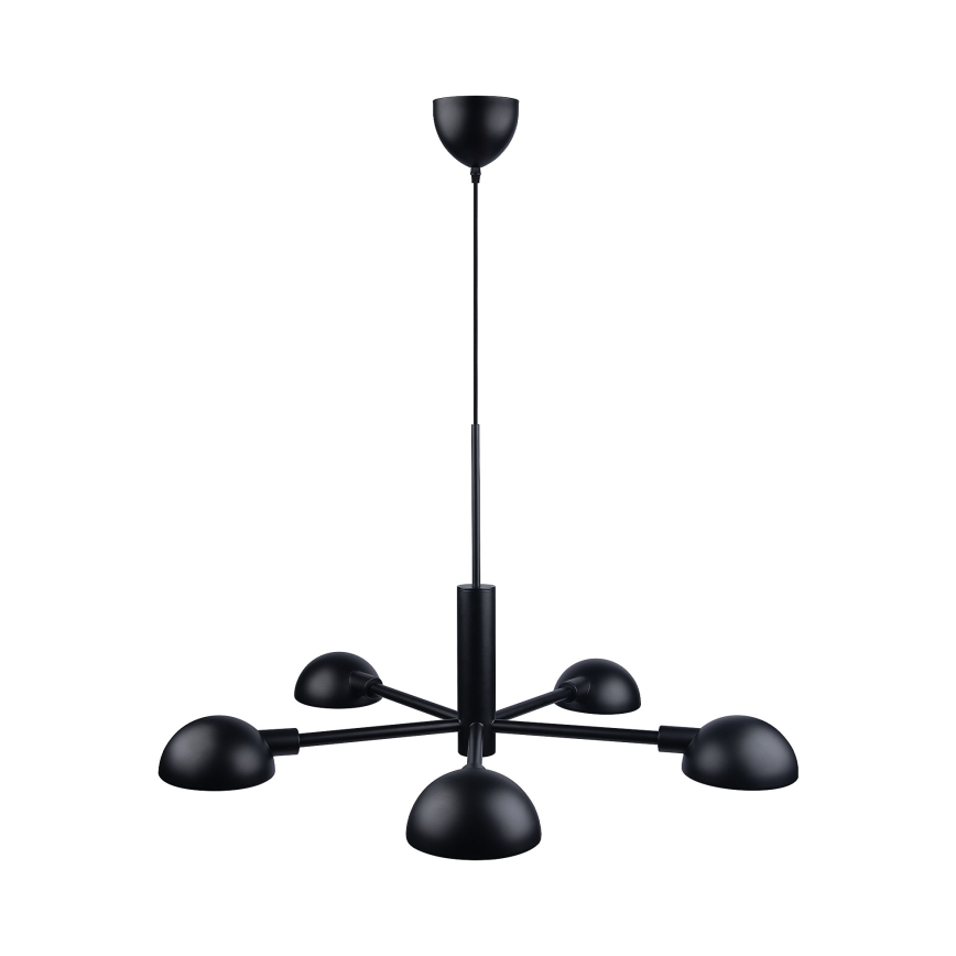 DFTP by Nordlux - Luster na sajli NOMI 5xE14/8W/230V crno
