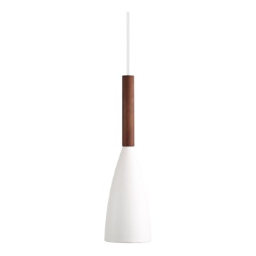 DFTP by Nordlux - Luster na sajli PURE 1xE27/40W/230V pr. 10 cm bela/orah