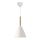 DFTP by Nordlux - Luster na sajli PURE 1xE27/40W/230V pr. 20 cm bela/jasen