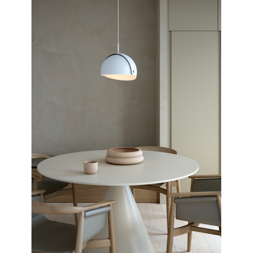DFTP by Nordlux - Luster na sajli sa podesivim abažurom ALIGN 1xE27/15W/230V bela