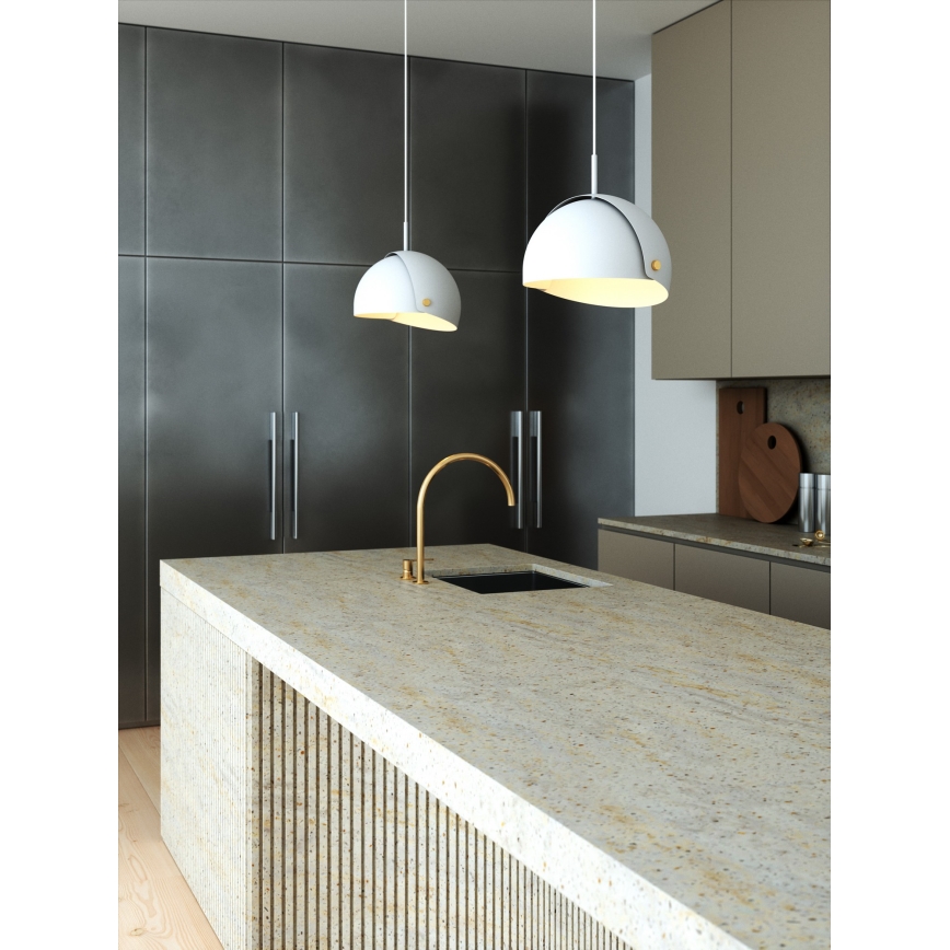 DFTP by Nordlux - Luster na sajli sa podesivim abažurom ALIGN 1xE27/15W/230V bela