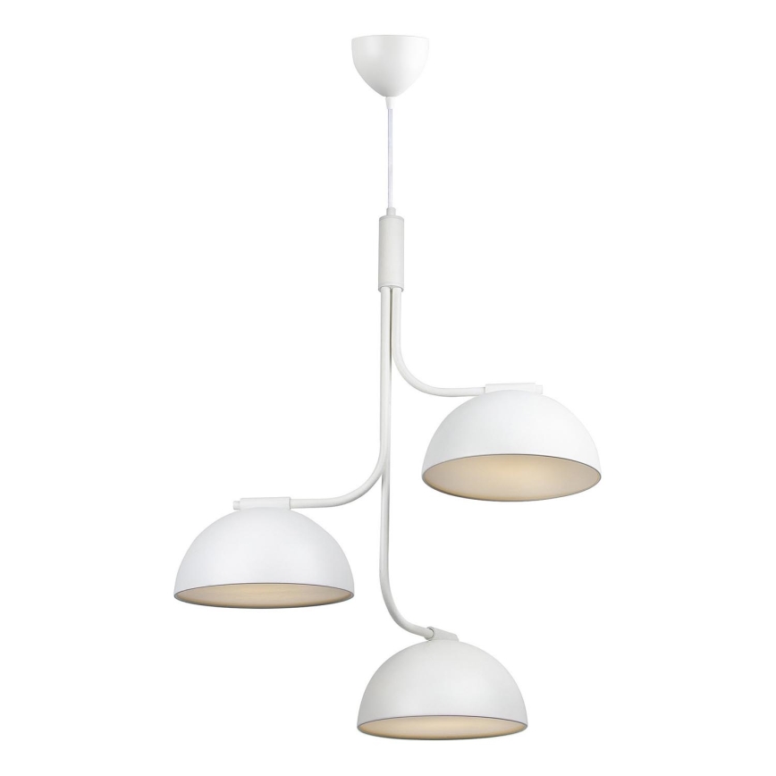 DFTP by Nordlux - Luster na sajli TULLIO 3xE14/25W/230V bela