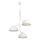 DFTP by Nordlux - Luster na sajli TULLIO 3xE14/25W/230V bela
