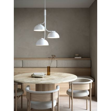 DFTP by Nordlux - Luster na sajli TULLIO 3xE14/25W/230V bela