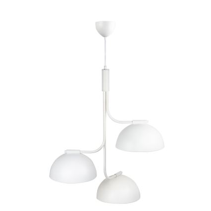 DFTP by Nordlux - Luster na sajli TULLIO 3xE14/25W/230V bela