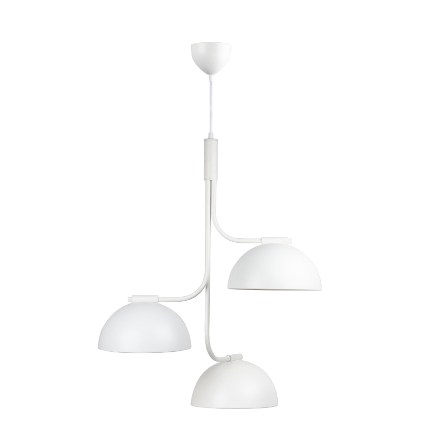 DFTP by Nordlux - Luster na sajli TULLIO 3xE14/25W/230V bela