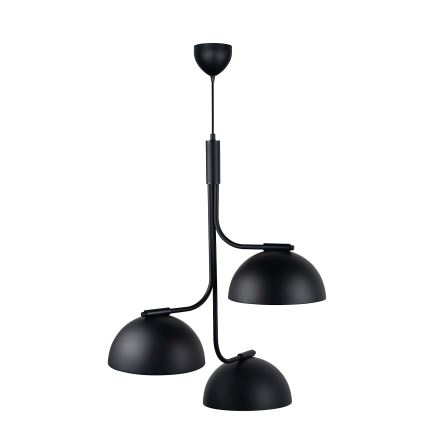 DFTP by Nordlux - Luster na sajli TULLIO 3xE14/25W/230V crno