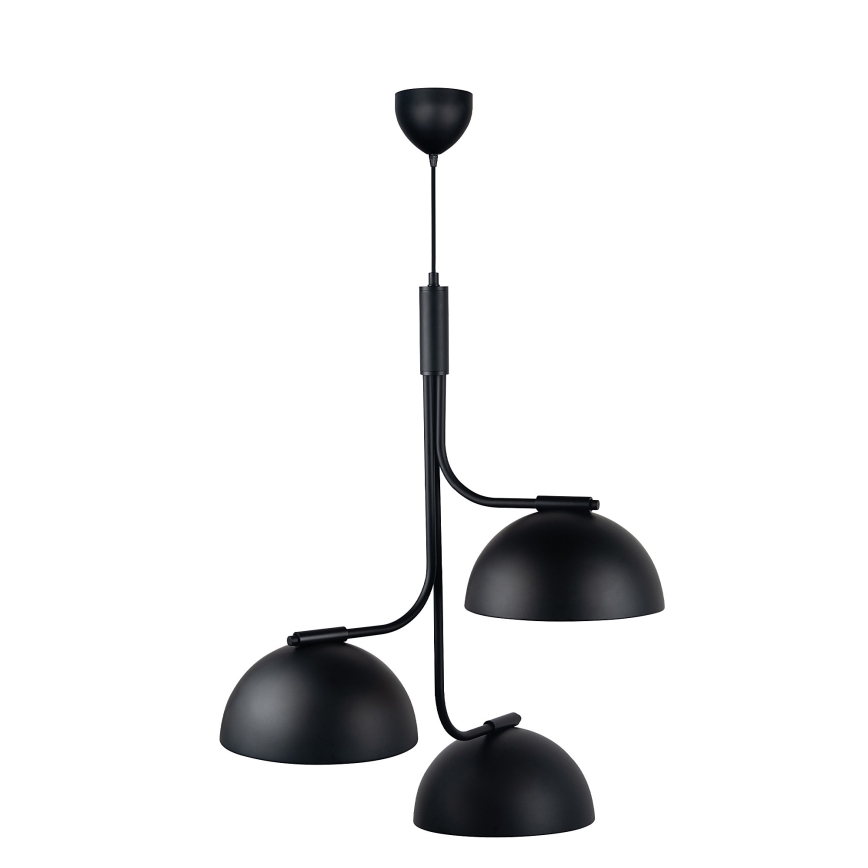 DFTP by Nordlux - Luster na sajli TULLIO 3xE14/25W/230V crno