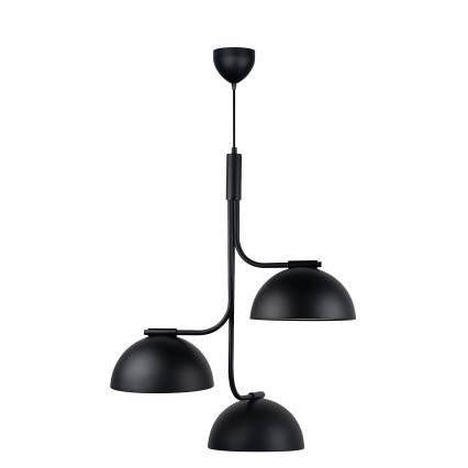 DFTP by Nordlux - Luster na sajli TULLIO 3xE14/25W/230V crno