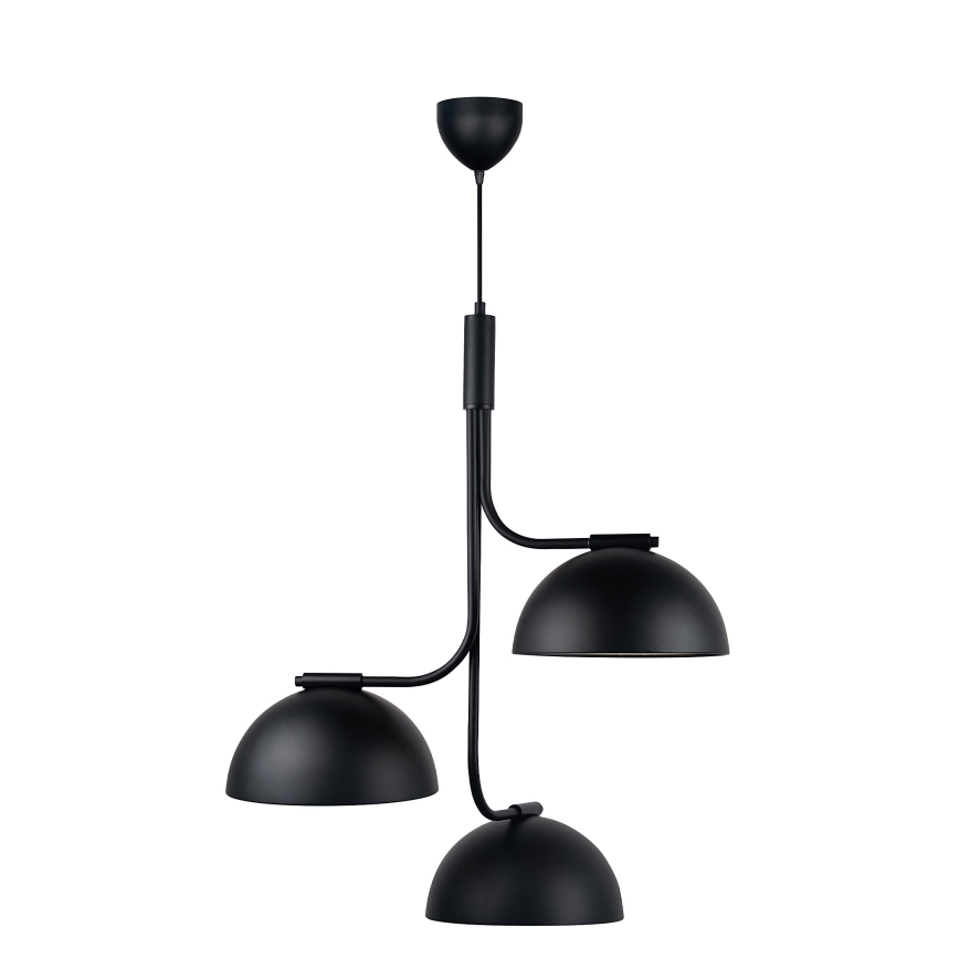DFTP by Nordlux - Luster na sajli TULLIO 3xE14/25W/230V crno