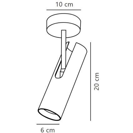 DFTP by Nordlux - Reflektorska lampa MIB 1xGU10/8W/230V bela