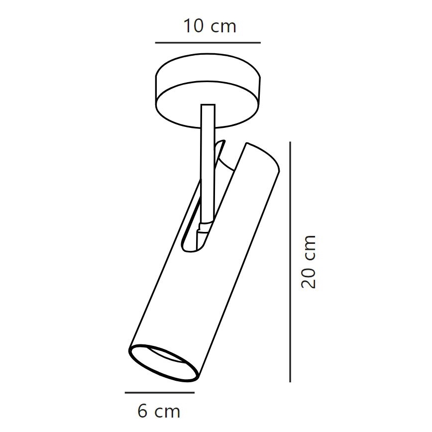 DFTP by Nordlux - Reflektorska lampa MIB 1xGU10/8W/230V crno
