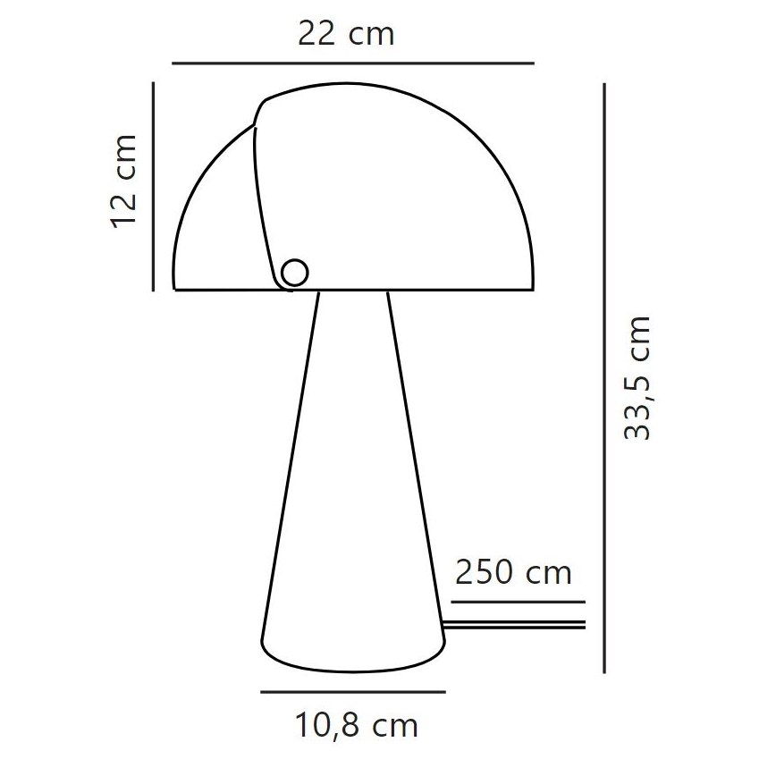 DFTP by Nordlux - Stona lampa sa podesivim abažurom ALIGN 1xE27/25W/230V bež